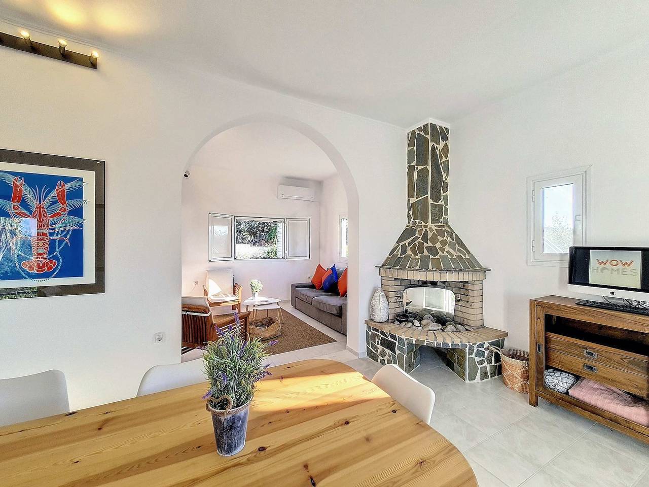 Villa 'Hydra Bay Seaside with Pool' mit Balkon, Wi-Fi und Klimaanlage in Thermisia, Argolis
