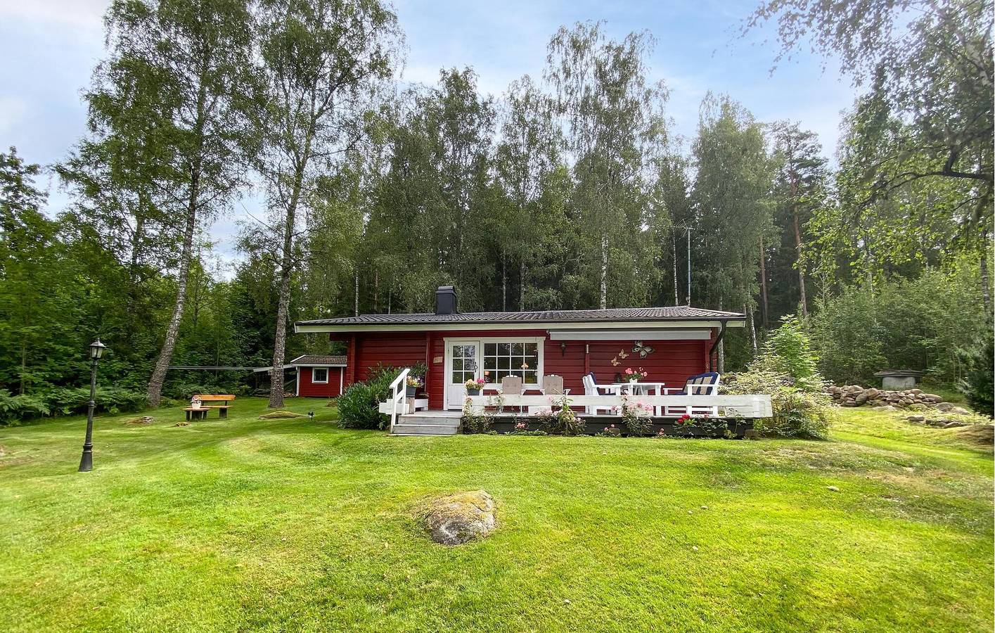 Ferienhaus für 4 Personen mit Terrasse in Kronoberg