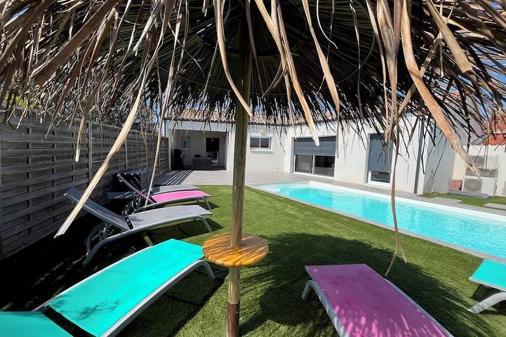 Maison de vacances pour 9 personnes, avec jacuzzi et jardin