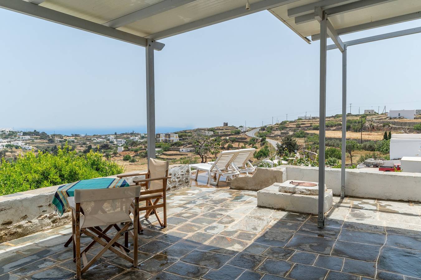 Estudio entero, Estudio 'Sifnos 7' con vistas al mar, Wi-Fi y aire acondicionado in Cícladas