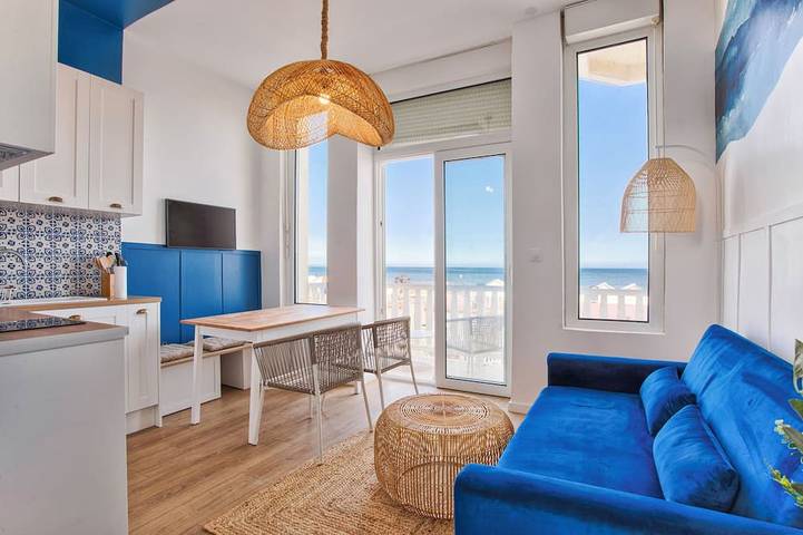 Gîte pour 4 personnes, avec balcon dans Casino de Villers sur Mer