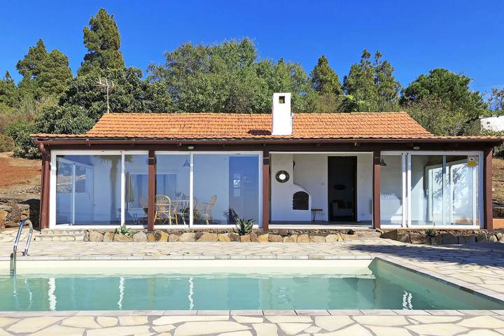 Casa de vacaciones para 3 personas, con Terraza además de Jardín y Vistas al lago en La Palma - 4
