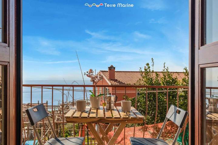 Vakantieappartement voor 2 personen, met Balkon/Terras in de Cinque Terre