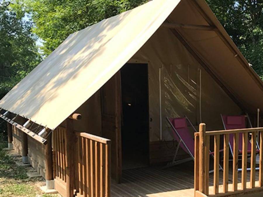 Camping Le Nid du Parc - Wohnzelt auz holz 2 personen - Pmr (ohne Sanitäranlagen) in Parc des Oiseaux (Villars-les-Dombes), Villars-les-Dombes
