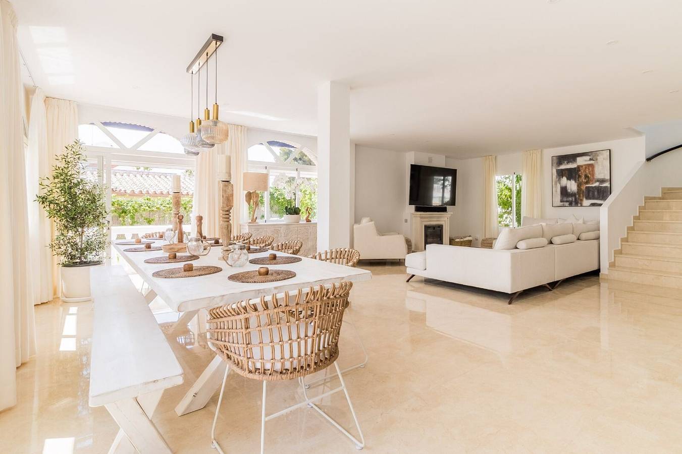Villa "Gorgeous and Amazing Views" com vista para o mar, piscina privada e Wi-Fi in Estepona, Costa del Sol