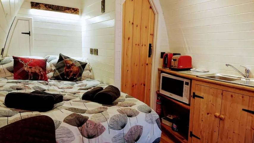 Camping für 2 Personen, mit Terrasse und Garten sowie Ausblick im Snowdonia - 4