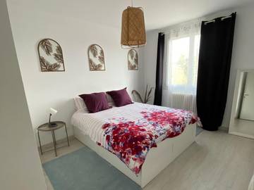 Gîte pour 4 personnes, avec balcon et vue à Frouzins
