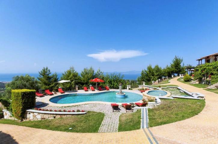 Ferienhaus für 5 Personen, mit Meerblick und Balkon sowie Garten in Chalkidiki - 2