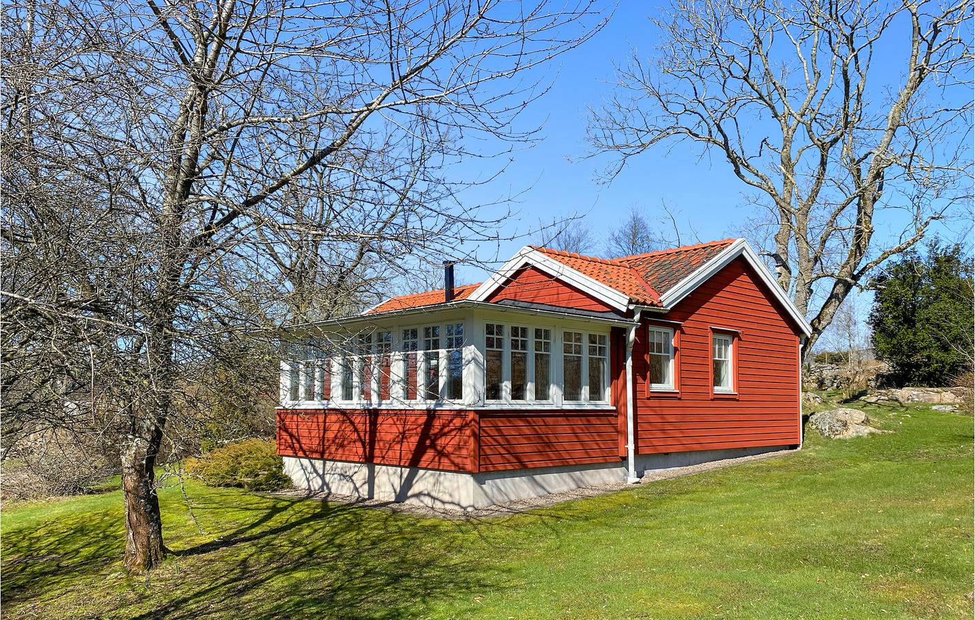 Ferienhaus für 6 Personen mit Terrasse in Varberg, Halland