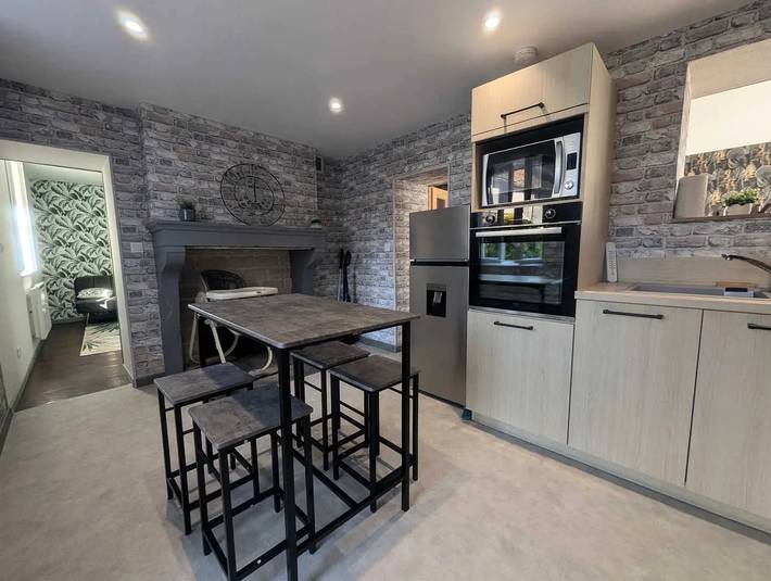 Gîte pour 8 personnes, avec jardin
