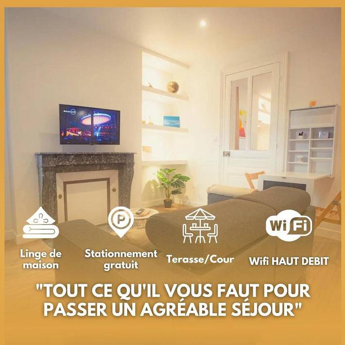 Gîte pour 3 personnes, avec jardin à Saint-André-les-Vergers
