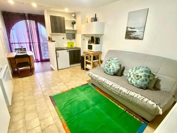 Gîte pour 3 personnes, avec vue dans Carnon-Plage