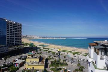 Gîte pour 4 personnes, avec jardin ainsi que piscine et vue à Tanger