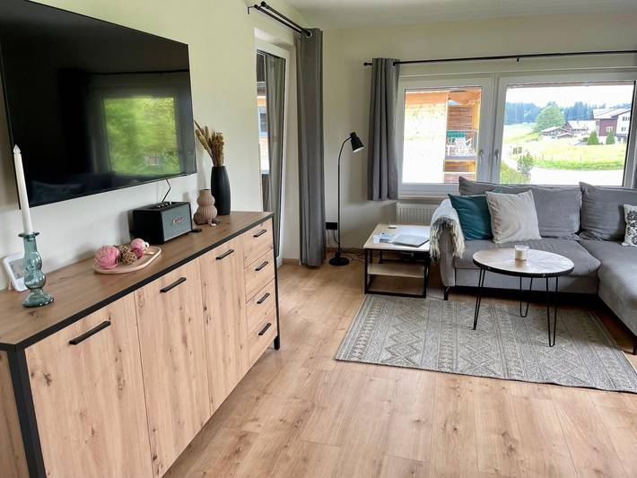 Ferienwohnung für 4 Personen, mit Balkon und Garten in Ofterschwang
