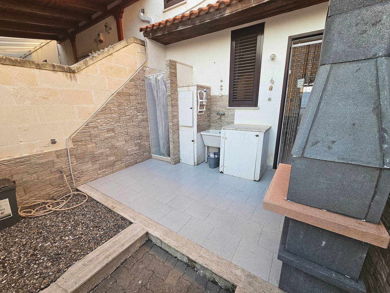 Haustierfreundliche 'Villa Andrea' mit Meerblick, Garten und Wlan in Manduria, Golf von Tarent
