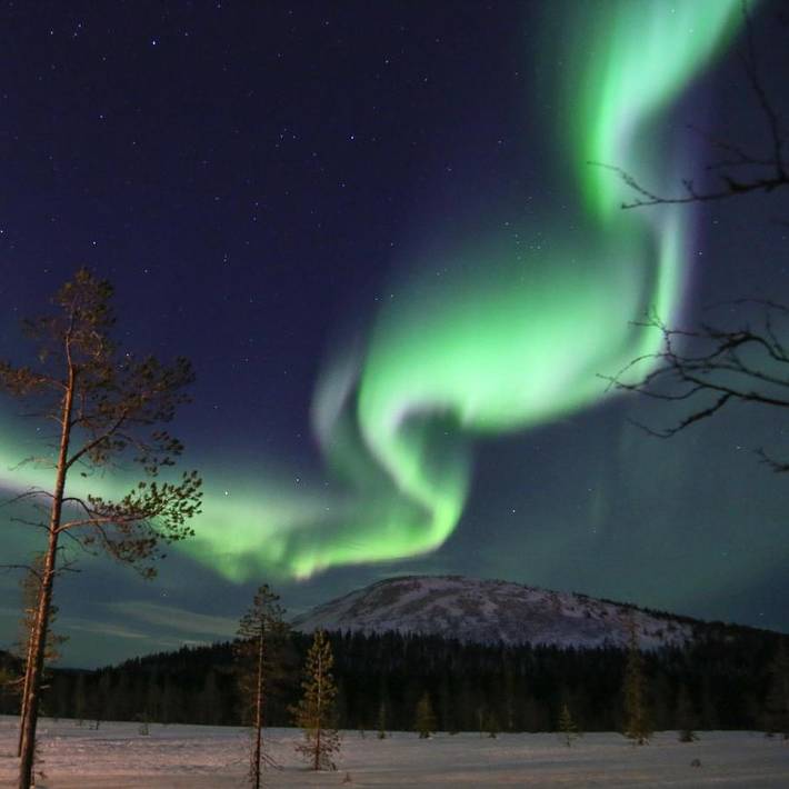 Gîte pour 6 personnes, avec sauna et terrasse, adapté aux familles dans Akaslompolo - 2
