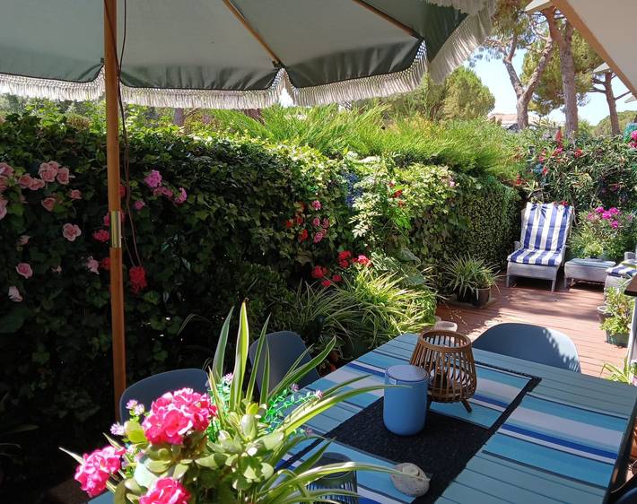 Appartement de vacances pour 4 personnes, avec bassin pour enfant et jardin, animaux acceptés - 1