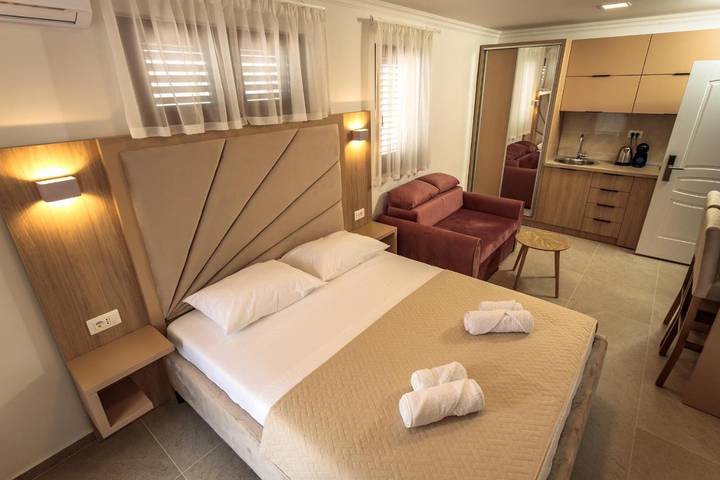Maison d’hôte pour 5 personnes, avec balcon et vue