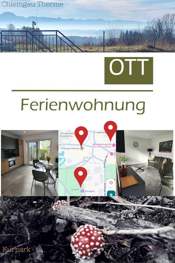Ferienwohnung für 4 Personen, mit Balkon/Terrasse und Terrasse in Bad Endorf - 2