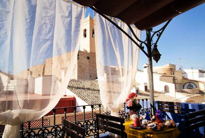 Maison d’hôte pour 2 personnes, avec Terrasse et Vue à Calpe
