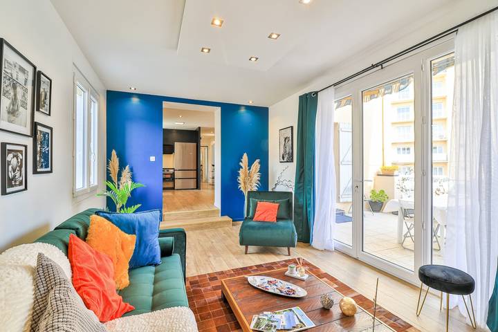 Appartamento intero, Appartamento vacanze per 6 persone con terrazza in Tolone, Costa mediterranea (Francia)