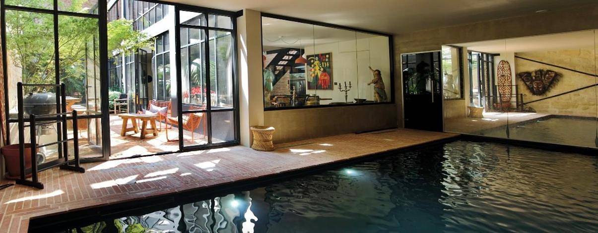 Villa pour 8 personnes, avec Terrasse ainsi que Piscine et Vue à Bordeaux