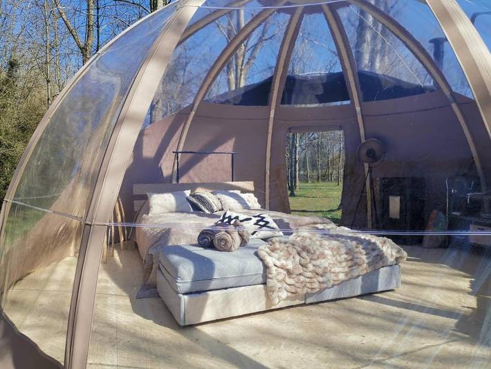Gîte pour 4 personnes, avec terrasse et jardin ainsi que vue et sauna à Couvin - 3