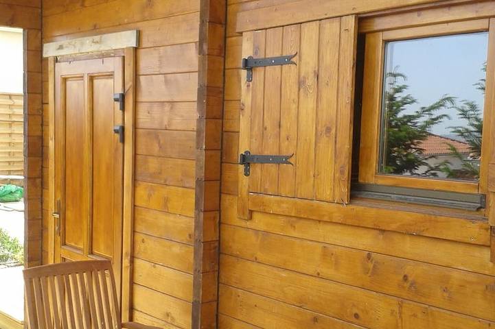 Chalet für 4 Personen, mit Whirlpool und Garten sowie Terrasse, mit Haustier - 1