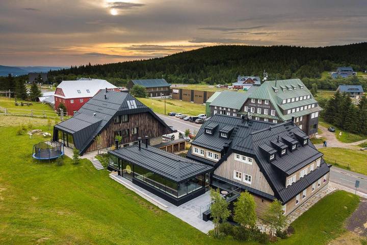 Hôtel pour 2 personnes, avec sauna ainsi que vue et terrasse en République Tchèque