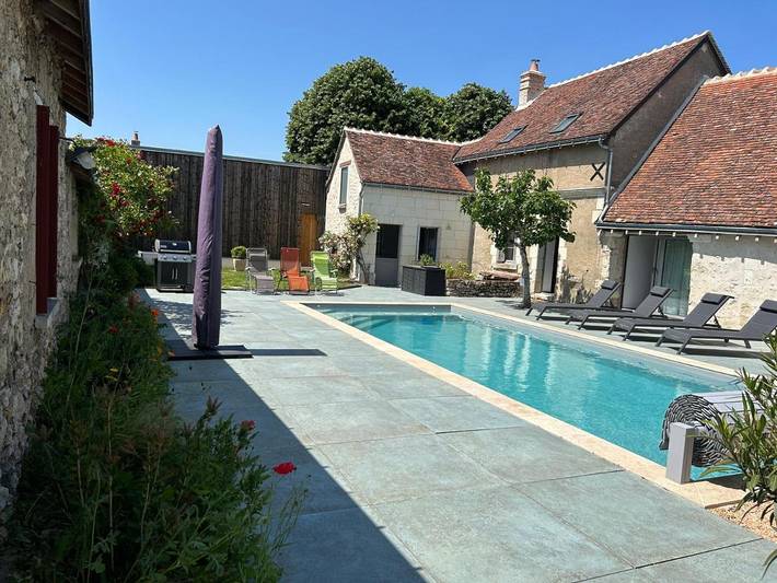 Location de vacances pour 12 personnes, avec piscine et jardin à Azay-sur-Cher - 3