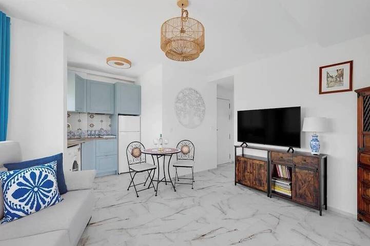 Apartamento de vacaciones para 4 personas, con piscina y jardín - 1