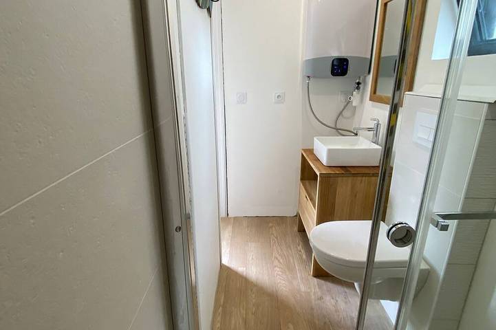 Appartement entier, Beach Loft, new comfortable 20m2 studio, 50 m from the beach, Le Poudu, South Brittany in Le Pouldu, Clohars-Carnoët