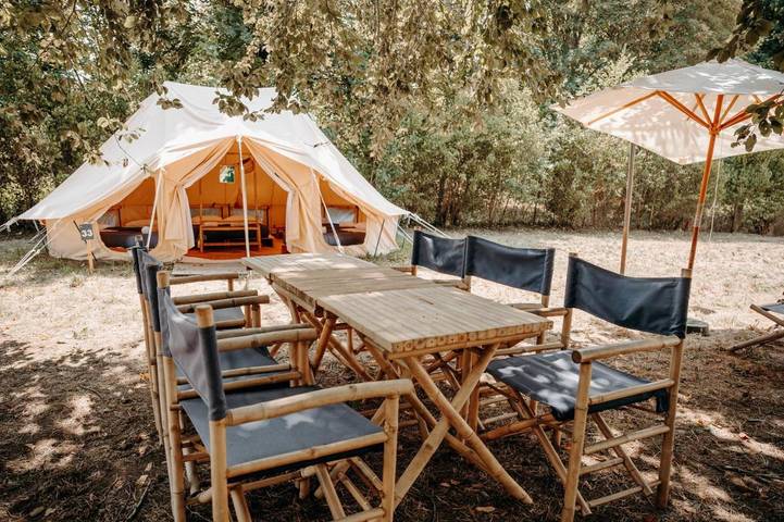 Tente pour 2 personnes, avec Terrasse et Vue