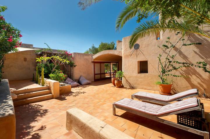 Ferienhaus für 8 Personen, mit Balkon und Garten auf Formentera