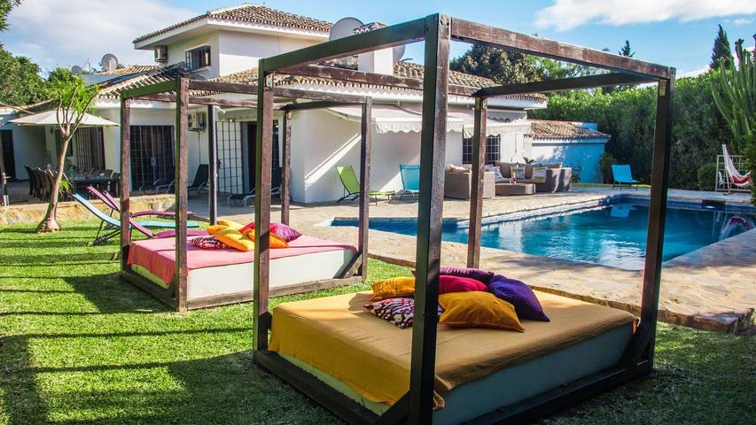 Ferienhaus für 20 Personen, mit Balkon und Garten in Marbella - 3