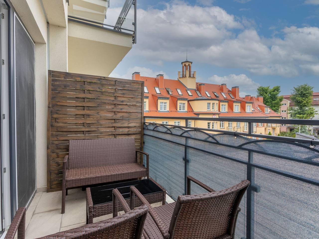 Ganze Wohnung, Stylische Ferienwohnung Flotylla am Meer in Swinemünde, Stettiner Haff