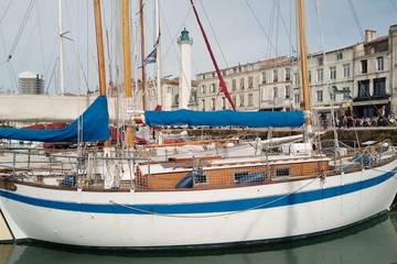 Bateau pour 3 personnes, avec terrasse et vue en Charente-Maritime