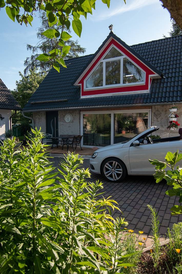 Ganze Ferienwohnung, Ferienhaus Görmer - Ferienhaus mit Wasserbett in Lumpzig, Burgenlandkreis