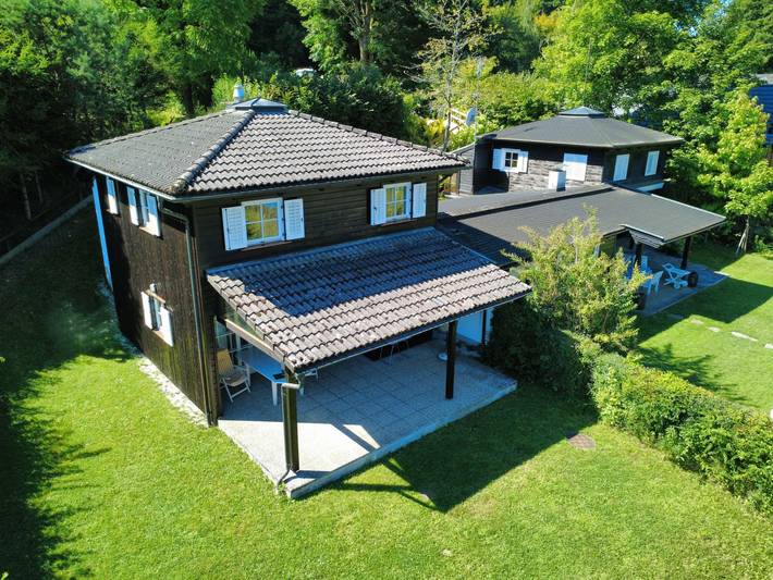 Ferienhaus für 5 Personen, mit Garten und Seeblick sowie Terrasse in Villach
