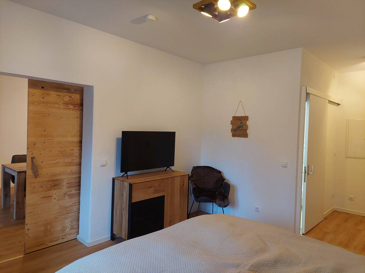 Ganze Wohnung, Ferienwohnung 'Bocksberg-Lodge' mit Balkon und Wi-Fi in Goslar, Harzvorland