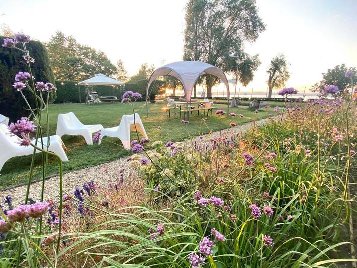 B&B für 4 Personen, mit Seeblick und Garten sowie Ausblick, mit Haustier in Ungarn