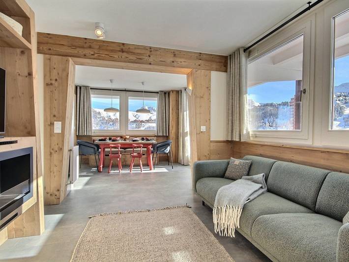 Gîte pour 8 personnes, avec Balcon dans Plagne Centre