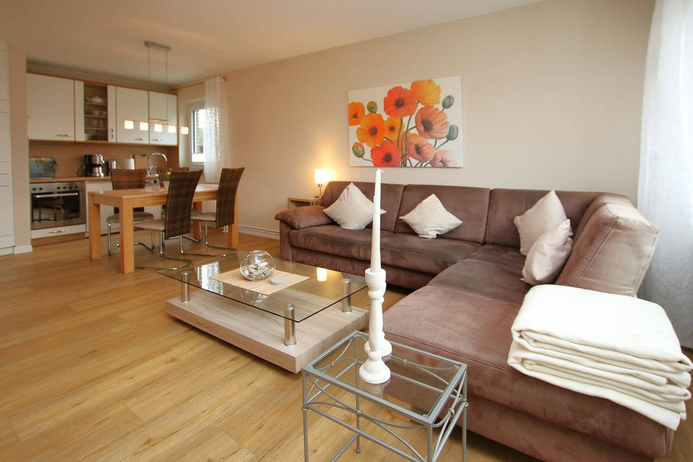 Ganze Wohnung, Ferienwohnung mit 2- Zimmern auf ca. 45m² in Wyk auf Föhr (Stadt), Wyk auf Föhr