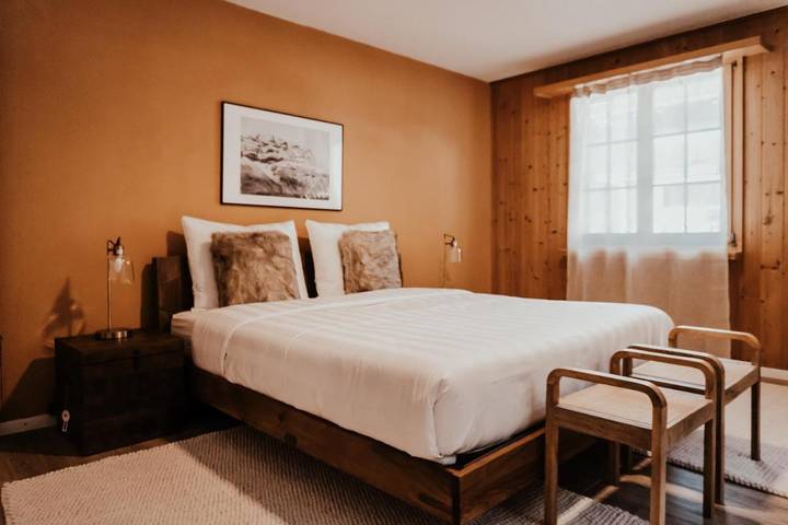 Gîte pour 6 personnes, avec vue ainsi que terrasse et sauna à Brienzwiler