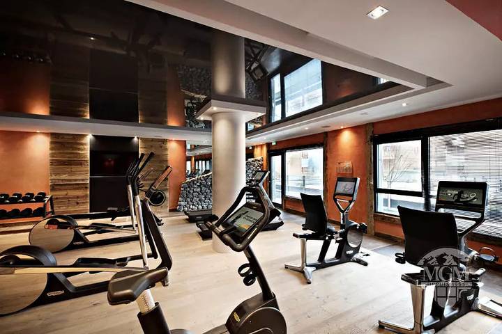 Gîte pour 8 personnes, avec balcon ainsi que piscine et sauna, animaux acceptés à Verchaix - 4