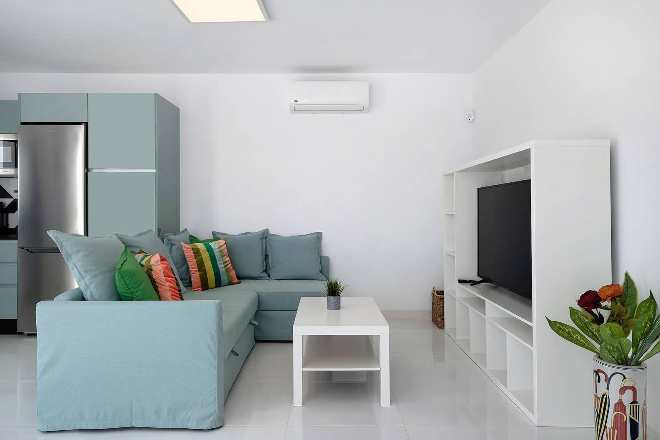 Casa de vacaciones 'Ocean 1' con vistas a la montaña, Wi-Fi y aire acondicionado in La Santa, Tinajo