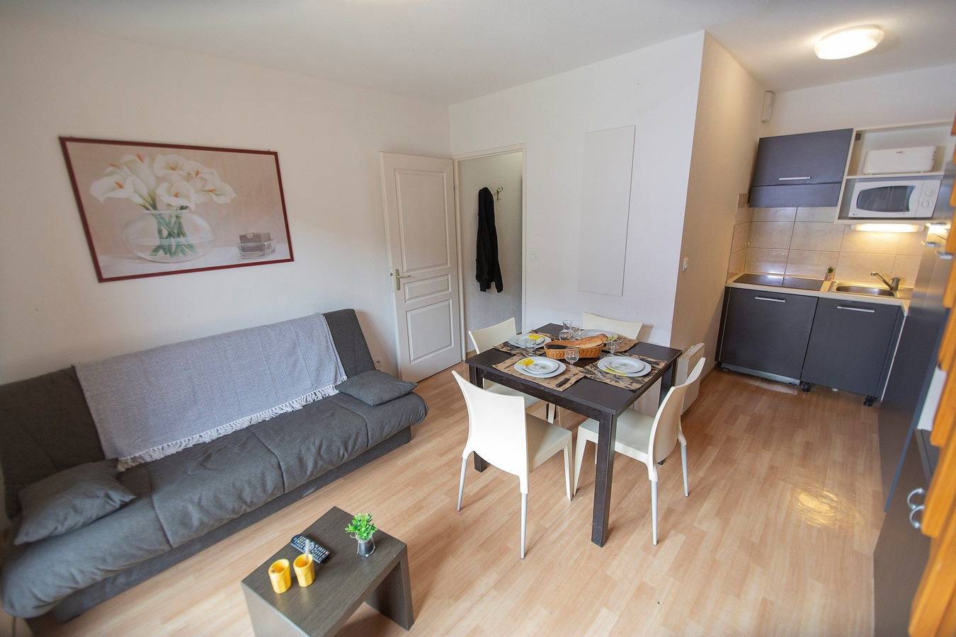 Appartement entier, Appartement de vacances pour 6 personnes avec balcon in Les Orres, Parc national des Écrins