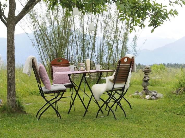 Bauernhof für 4 Personen, mit Balkon und Balkon/Terrasse sowie Terrasse und Garten