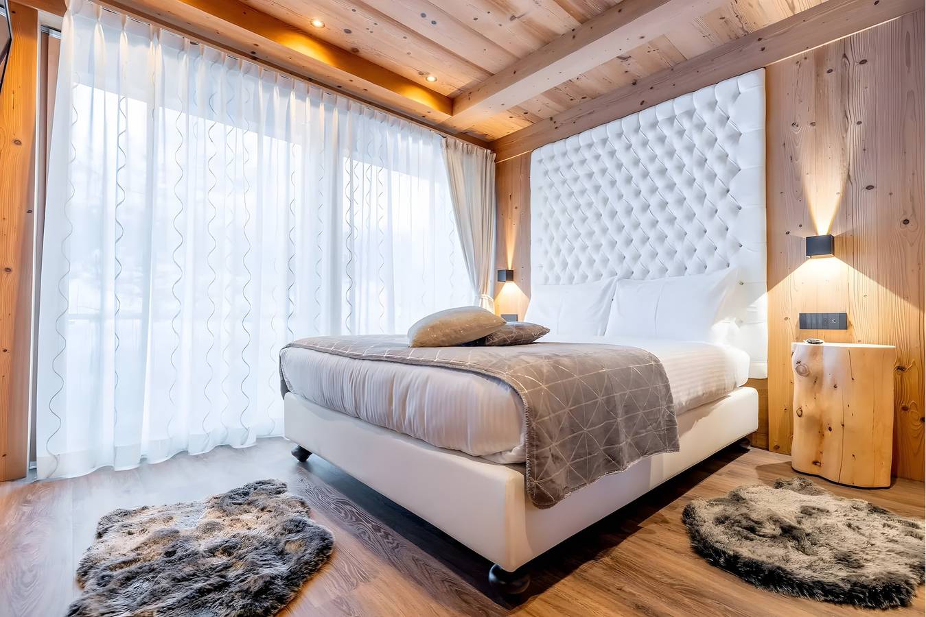 Zimmer 'Imbosc'ché Bnb Argento' mit Bergblick, Gemeinschaftsgarten und Wlan in Teola, Livigno
