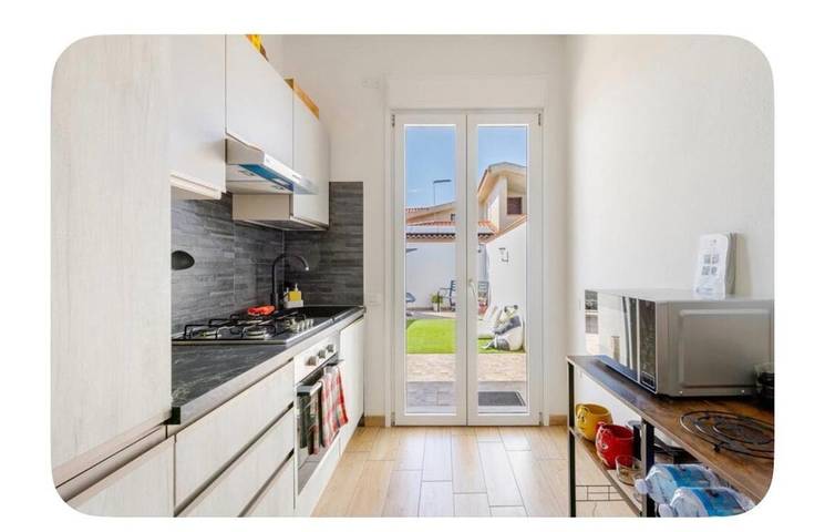 Appartamento per 3 persone, con panorama e terrazza, con animali domestici a Sestu